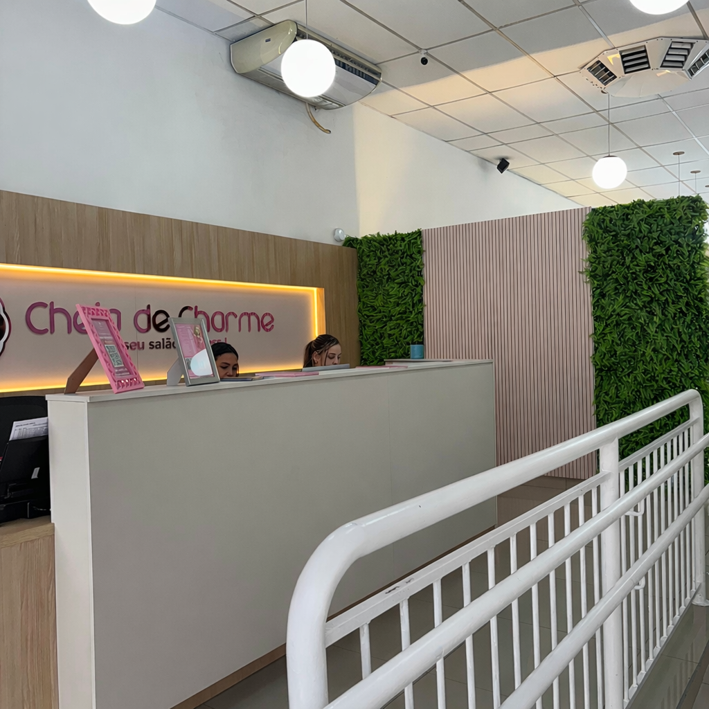 Recepção do salão